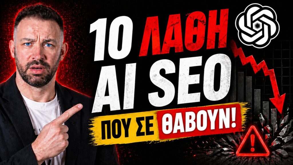 Tα 10 Επικίνδυνα AI SEO Λάθη που Διαλύουν τη Στρατηγική σας στη Google